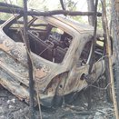 В Вятскополянском районе сгорел автомобиль после столкновения с деревом